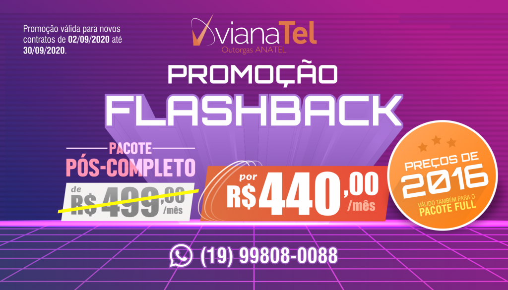 Promoção Flashback Vianatel